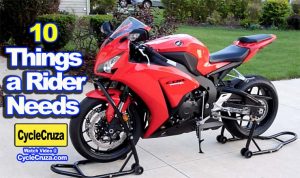 red honda cbr1000rr on stands