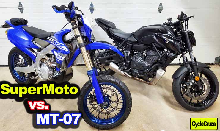 Supermoto Vs Yamaha Mt Cyclecruza S Worldcyclecruza S World