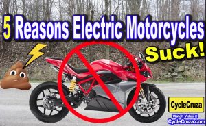 Picture of electric motorcycle