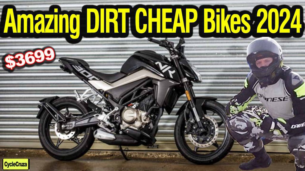 Amazing DIRT CHEAP Motorcycles 2024 CycleCruza's World