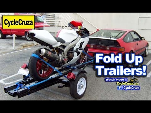 Fold Up Motorcycle Trailers! Any Good? Saves Space! (Top 4 ...