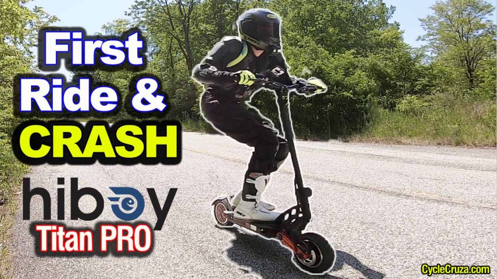 Hiboy Titan PRO First Ride Review & CRASH CycleCruza