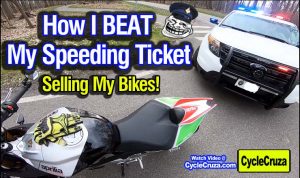 speeding ticket on motorcycle