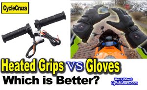 Motorcycle heated grips vs heated gloves